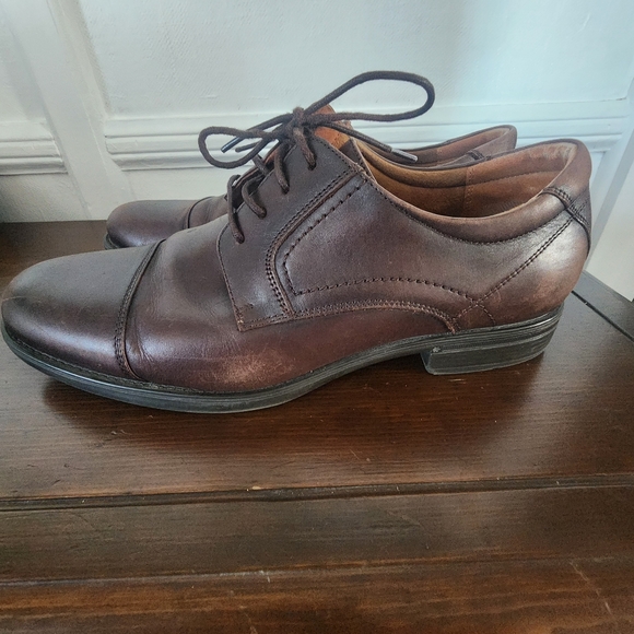 Florsheim Mens Brown Leather Oxford Dress Shoes Size 10.5EEE Corpcore Office main image 6
